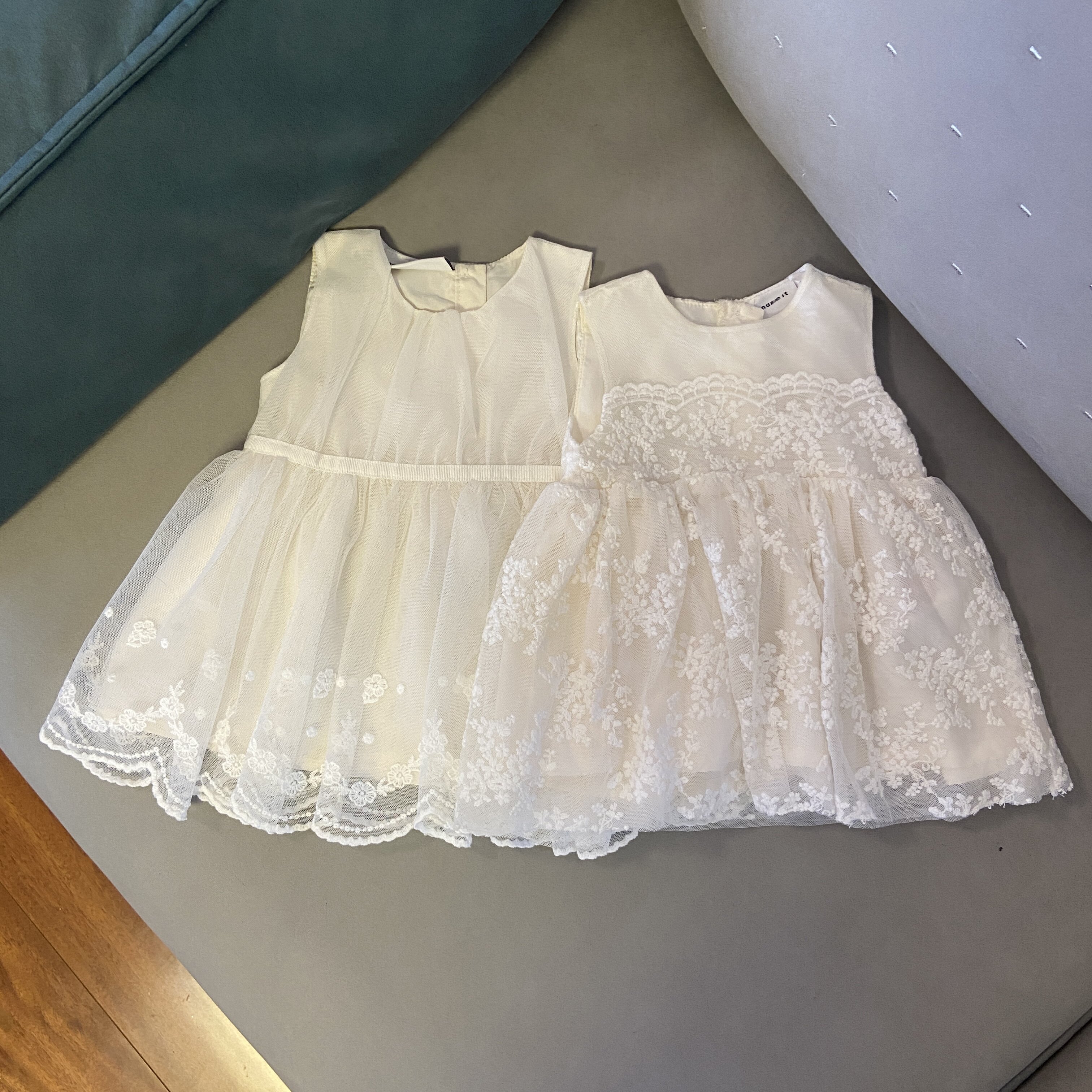 外贸北欧婴儿满月百日礼服连衣裙夏季女宝宝拍照甜美公主裙网纱裙