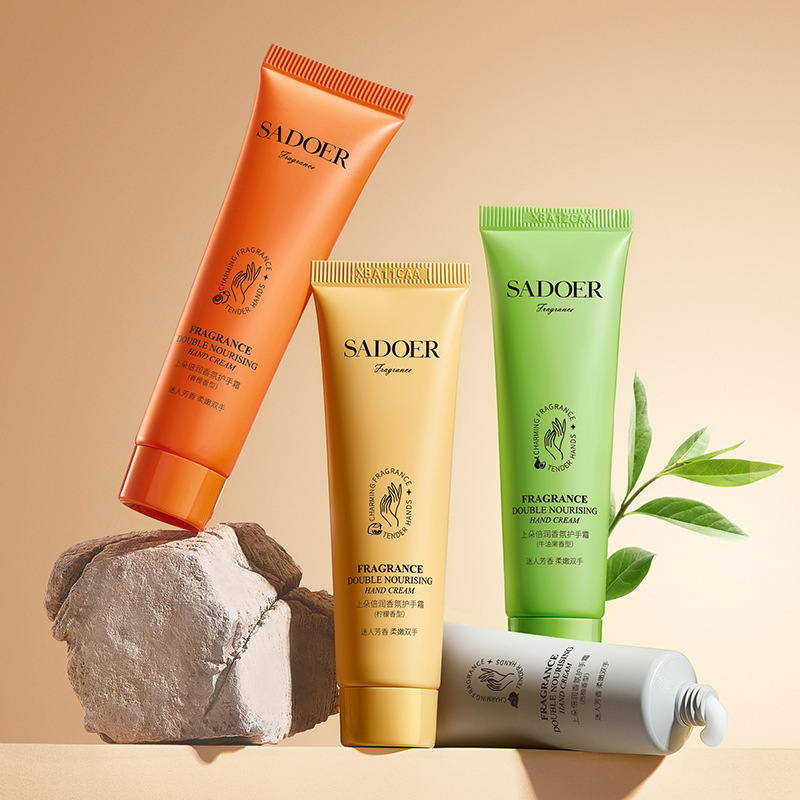 5支上朵倍润香氛护手霜 清爽保湿不粘腻 莹润亮泽持久留香护肤品