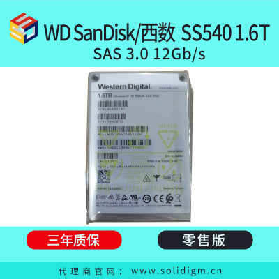 WD/西部数据企业级固态硬盘SSD