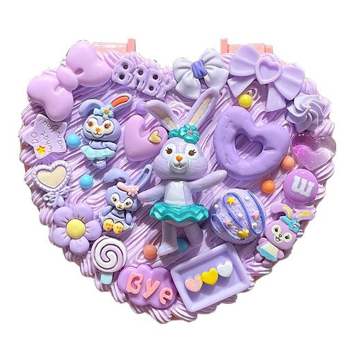 diy奶油胶首饰收纳盒双层