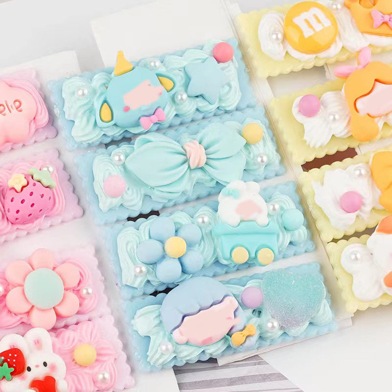 女童款手工制作diy奶油发夹组合玩具材料包头饰卡通可爱夹子DIY,玩具/童车/益智/积木/模型,螺母拆装/组合玩具,淘宝优惠券,粉丝福利购,淘宝优惠卷