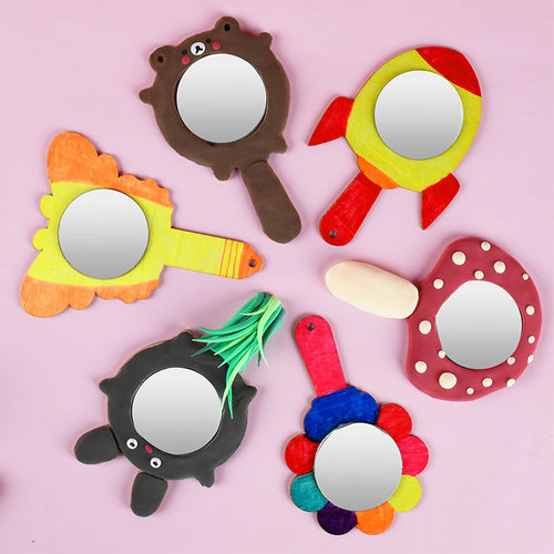 儿童玩具手工木质涂鸦镜