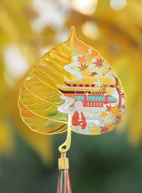 普陀山春夏秋冬AR透光金