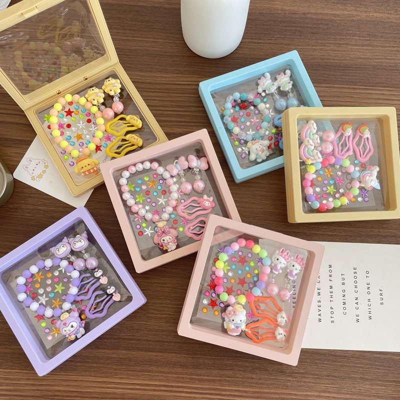 儿童DIY幻彩手链耳环套装