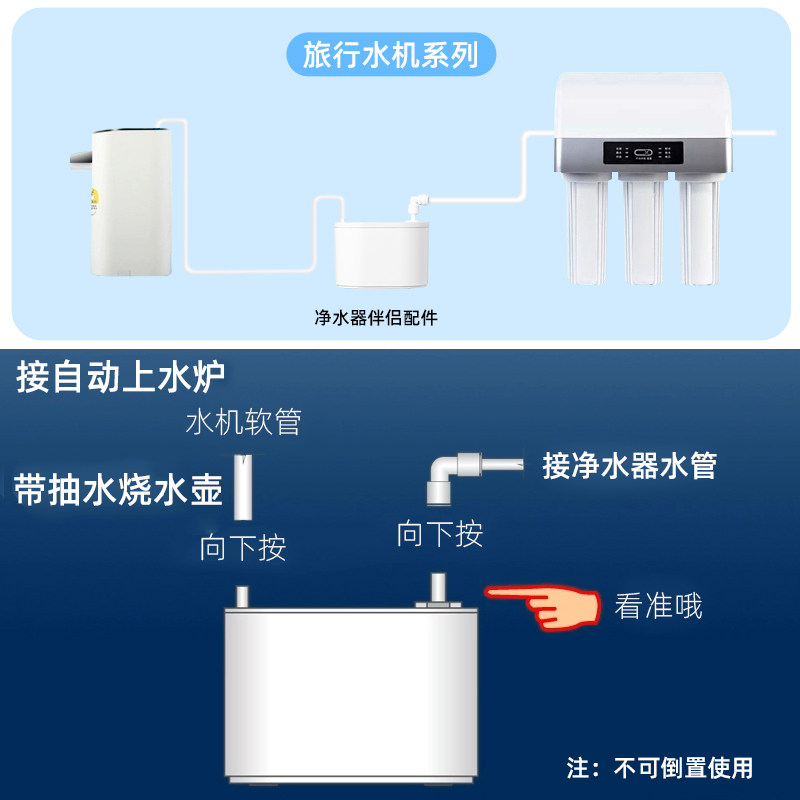 爱洛琳 净水器浮球阀转接盒自动进水 电器连接净水器自动关闭水桶