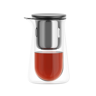 适放隔热双层玻璃飘逸杯泡茶壶办公室一键过滤茶水分离懒人泡茶器