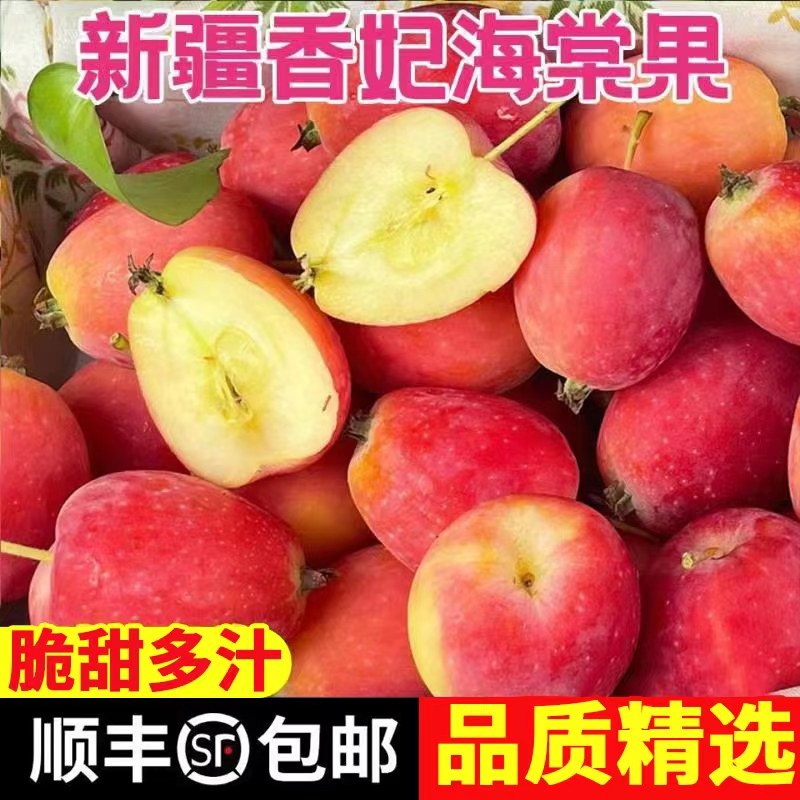 【顺丰彩箱】正宗新疆香妃海棠果新鲜水果脆甜伊犁海棠果小苹果,水产肉类/新鲜蔬果/熟食,其它,淘宝优惠券,粉丝福利购,淘宝优惠卷