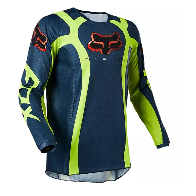 春夏秋季速降服山地公路自行车骑行上衣男长袖越野摩托服透气长袖