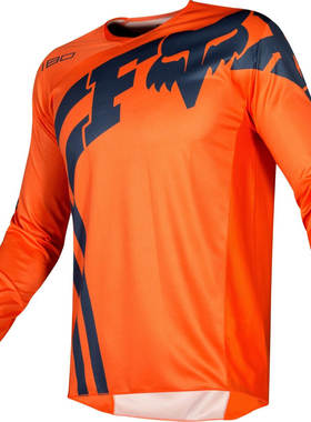 新款FOX狐狸头速降服摩旅装备越野摩托机车防晒骑行服长袖速干T恤