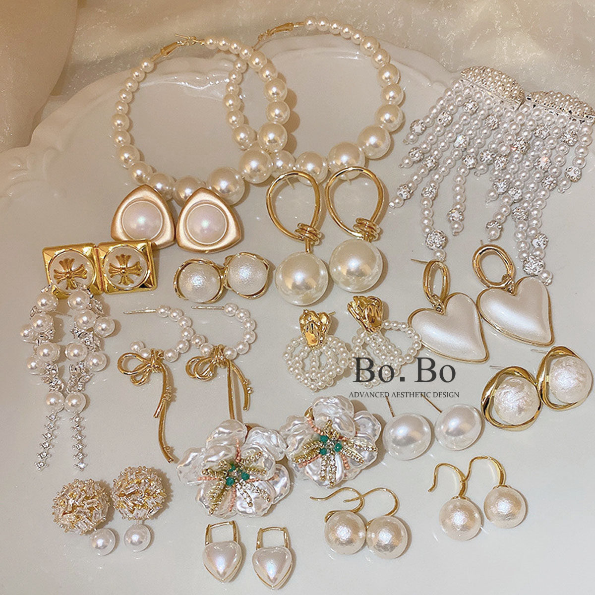 925银针网红珍珠耳环法式复古轻奢小众高级感耳钉女韩版气质耳饰,饰品/流行首饰/时尚饰品新,耳环,淘宝优惠券,粉丝福利购,淘宝优惠卷