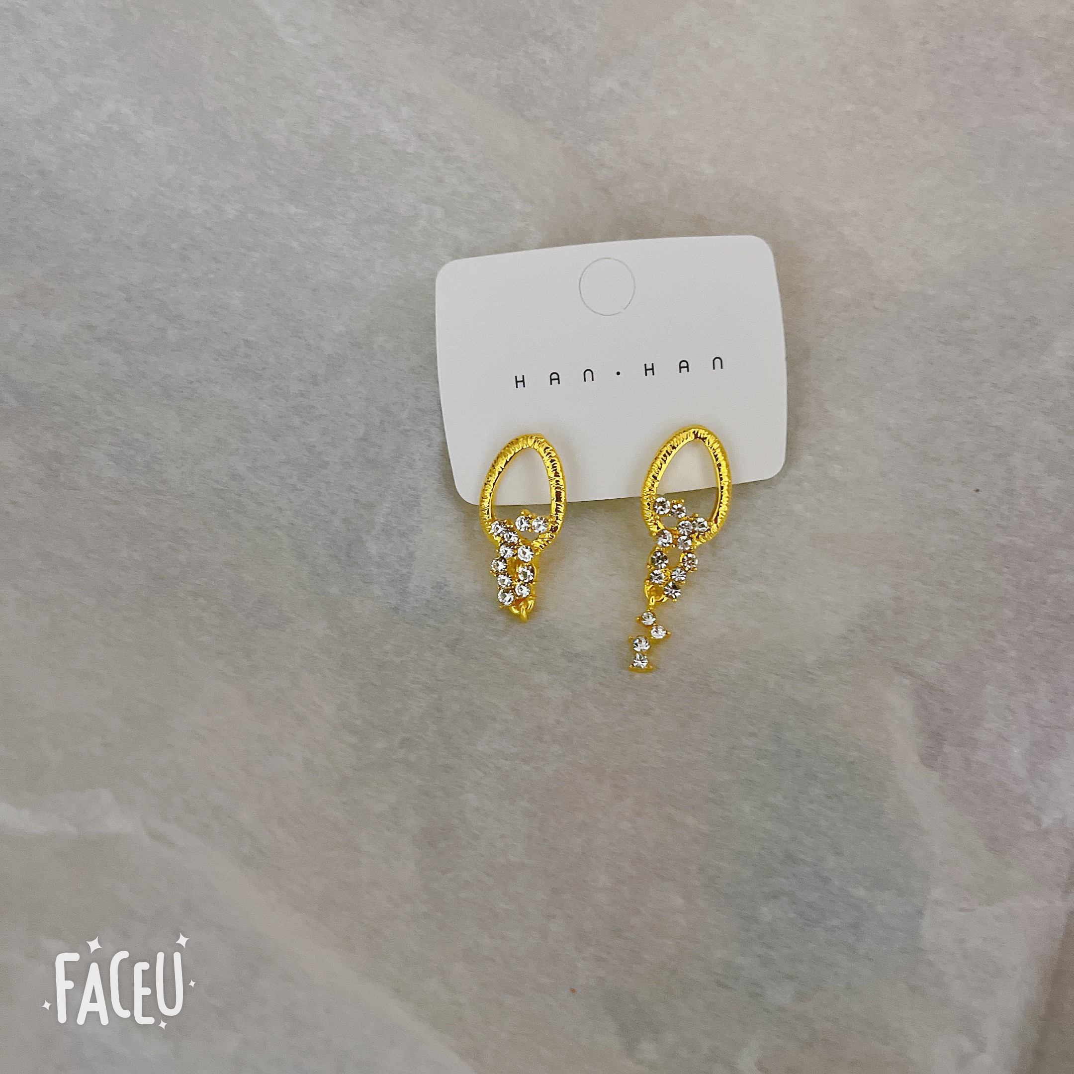 BoBo春晚新中式大气复古优雅气质流苏水钻耳环耳饰典雅轻奢耳钉