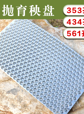 加厚手抛秧盆秧盘水稻人工抛秧晚稻育苗盘免揭塑料透明434孔353孔