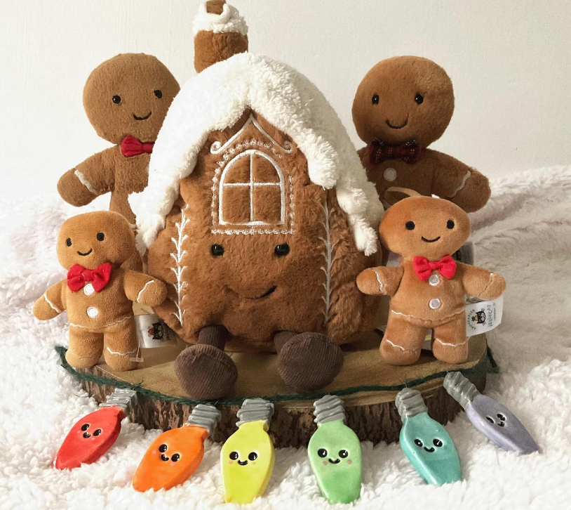 jellycat圣诞系列姜饼人