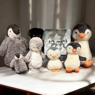 【企鹅】Jellycat英国正品企鹅花生企鹅珀西企鹅爆炸头企鹅