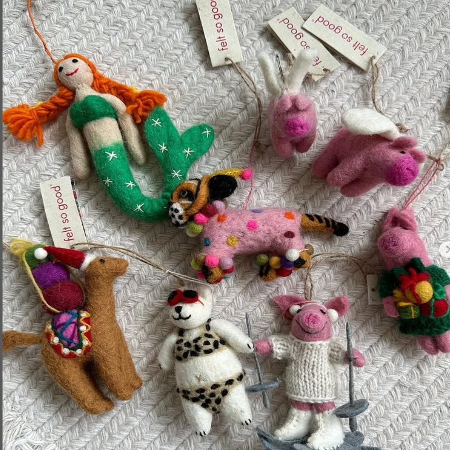 feltsogood羊毛毡包包挂件