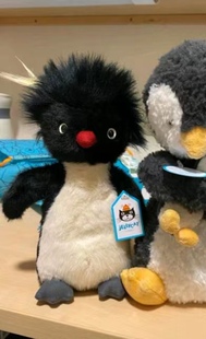 【圣诞新品】Jellycat圣诞爆炸头炸毛企鹅摇滚企鹅罗尼跳岩企鹅