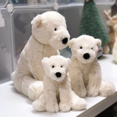 北极熊JELLYCAT毛绒玩具安抚玩偶