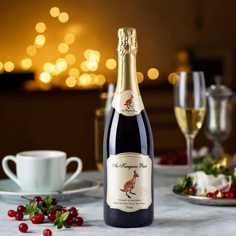 澳大利亚澳袋家族甜气泡葡萄汁袋鼠无醇起泡酒无酒精红白甜葡萄酒