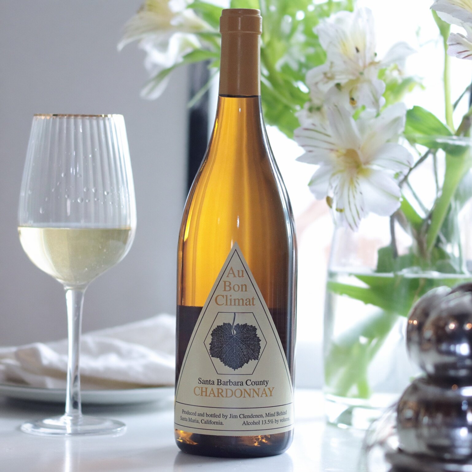 ABC奥邦酒庄圣巴巴拉霞多丽干白葡萄酒美国名庄加州Au Bon Climat