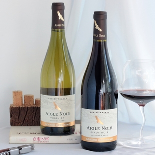 吉哈伯通黑鹰酒庄VIOGNIER黑皮诺干红维欧尼干白葡萄酒南法名庄