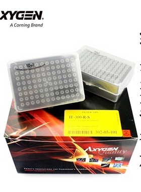 10ul盒装短吸头T-300-R-S Axygen爱思进 无DNA酶/RNA酶 无热源