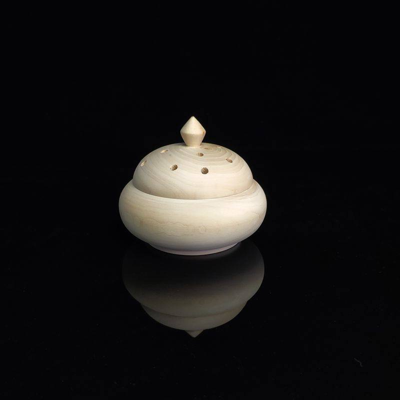 家用室内香炉创意木盖漆器摆件大漆生漆diy漆画木胎定制加工 香炉