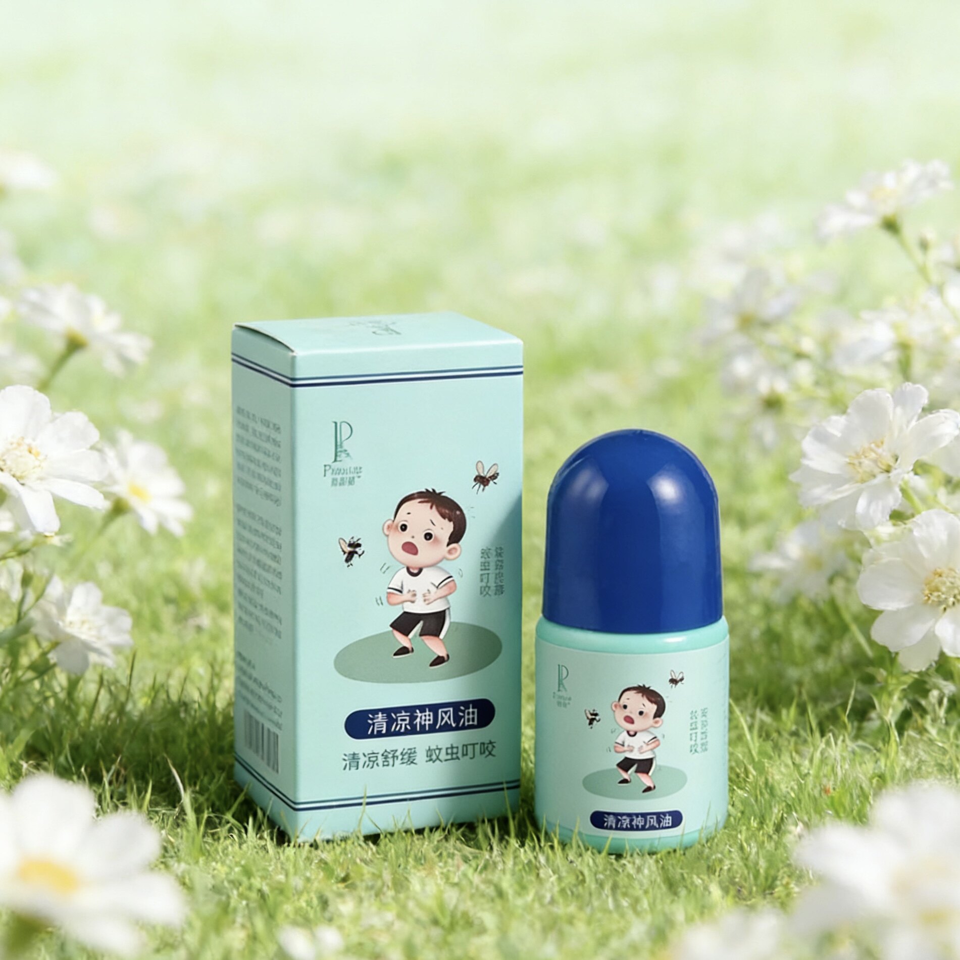 【超值3瓶装】贝缔雅防蚊驱蚊走珠液神风油植物儿童止痒30ml