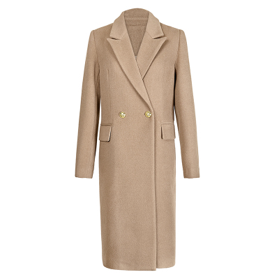 毛呢大衣高级感简约西装领呢外套