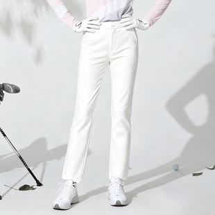 EG儿童高尔夫球裤女童加绒加厚秋冬新款青少年golf长裤子厚而不重