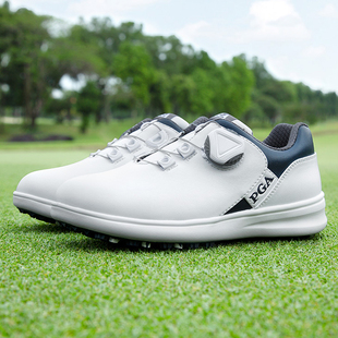PGA儿童高尔夫球鞋防水鞋子青少年2023新款男童女童运动鞋防滑鞋