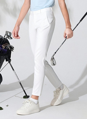 EG儿童高尔夫球裤子白色长裤男童秋季新款青少年职业服装轻重速干