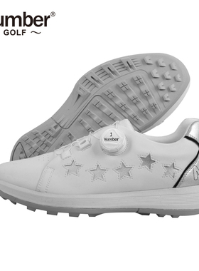 Number儿童高尔夫球鞋青少年户外运动鞋防滑防水减震旋钮鞋子golf
