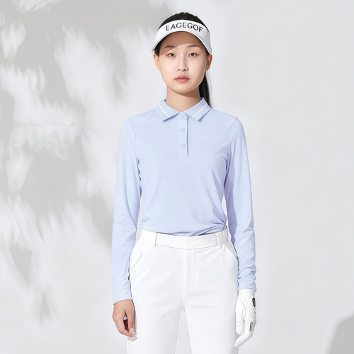 EAGEGOF女童高尔夫长袖POLO衫