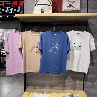 NEW BALANCE NB男女纯棉舒适运动短袖 T恤 AMT42337 AMT42300