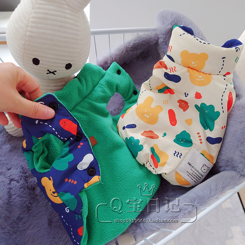 猫狗宠物衣服秋冬可爱小熊棉衣