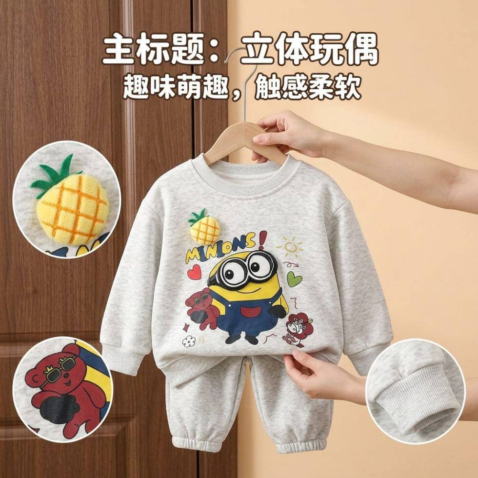 立体玩偶小黄人卡通纯棉
