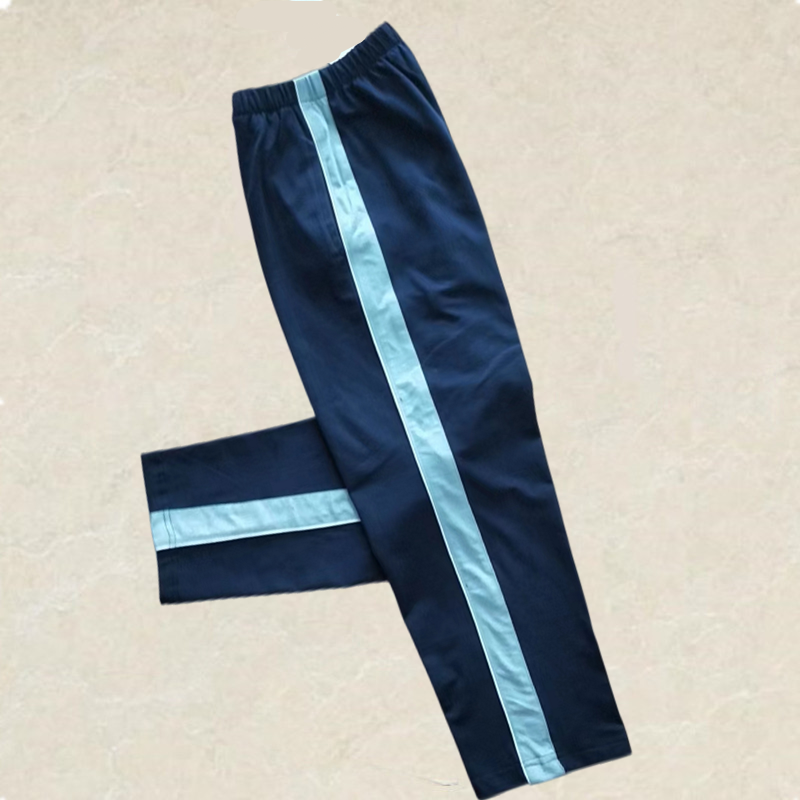 小学生校服裤子春夏深蓝色