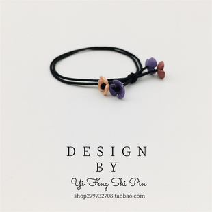 田野小花发绳 头绳扎马尾发圈橡皮筋扎头发头圈小清新发饰 女新款