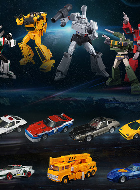 变形玩具MP28热破飞毛腿探长MP52蜘蛛声波mp17警车铁皮MP45大黄蜂