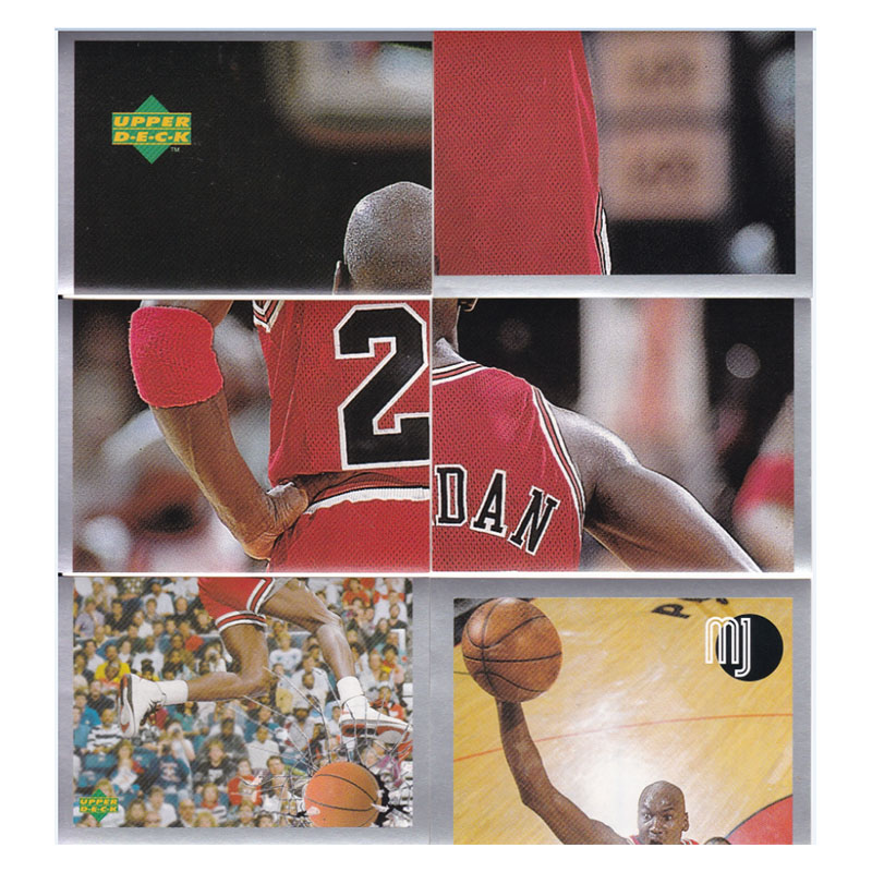 球星卡 迈克尔乔丹 贴纸 拼图 UD 1998