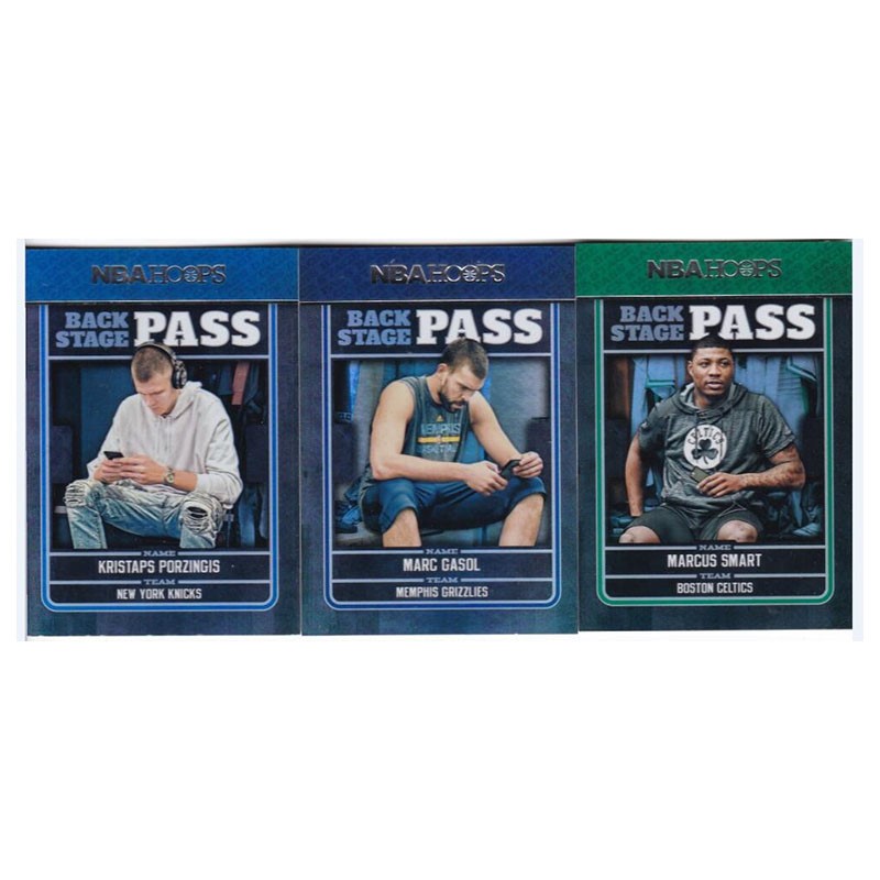 NBA球星卡 panini 17-18 hoops 更衣室特卡 波神 小加索尔 斯玛特