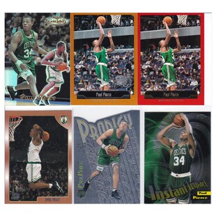 NBA球星卡 保罗皮尔斯 折射 切割 topps 1999