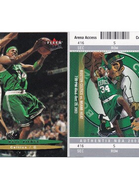 NBA球星卡 保罗皮尔斯 fleer 2003