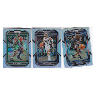 球星卡 皮尔斯 贾森基德 阿伦艾弗森银折射帕尼尼22-23prizm