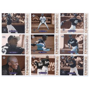 NBA球星卡UD1995迈克尔乔丹Michael Jordan退役纪念名人堂棒球