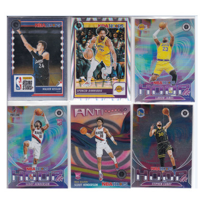 球星卡凯斯勒丁文迪勒布朗詹姆斯亨德森折库里24-25hoops premium