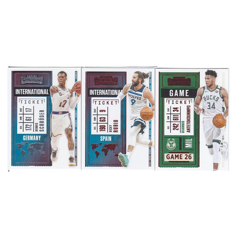 NBA球星卡 施罗德 卢比奥 字母哥 平行 帕尼尼20-21contenders