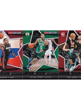 NBA球星卡 阿德巴约 塔图姆  特雷杨 帕尼尼20-21hoops