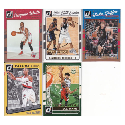 球星卡16-17韦德阿尔德里奇格里芬15-16利拉德114OJ梅奥donruss