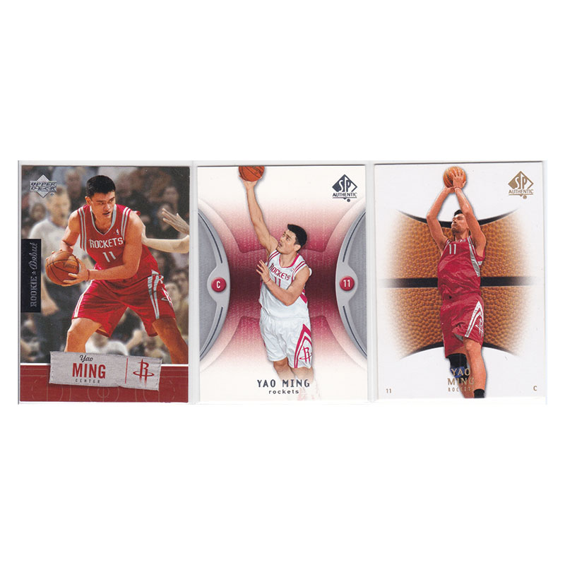 球星卡 姚明 火箭队 UD 2005  2007 2008